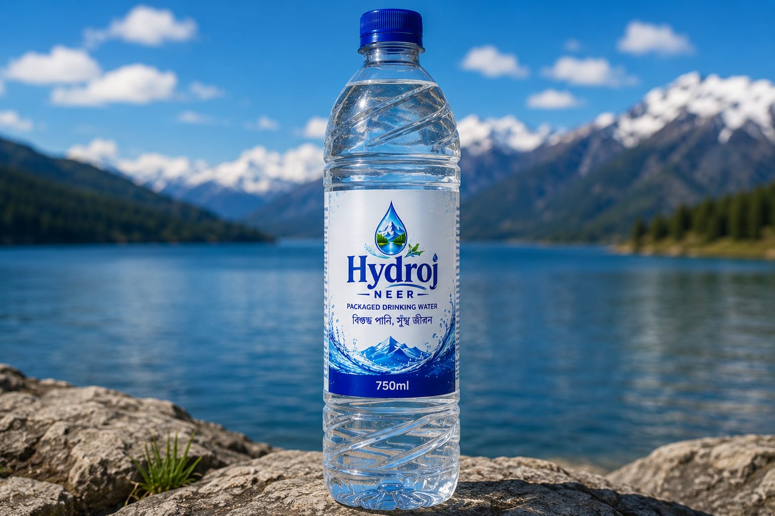 750 ml water bottle